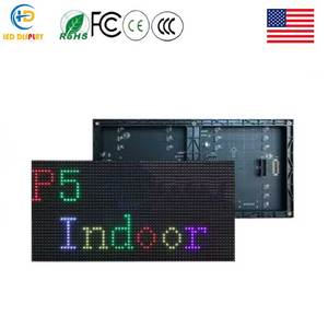Indoor P5 LED Display Module 320x160mm Full Color SMD Panel Text Animation Video Wall Commercial Digital <strong>Signage</strong> <strong>Airport</strong> 1 Year - Product Image 1