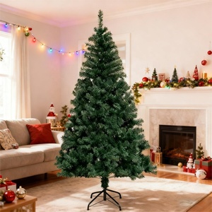 Décoration <span class=keywords><strong>de</strong></span> Noël d'intérieur, sapins <span class=keywords><strong>de</strong></span> Noël artificiels en PVC réutilisables, verts, 45-210 cm, Arbol <span class=keywords><strong>De</strong></span> Navidad - Product Image 1