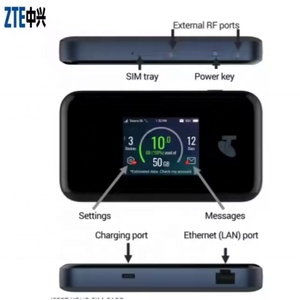 ZTE MU5001 Unlocked 5G <b>Mobile</b> WiFi6 AX1800 Wireless High Speed 5G <b>Router</b> 5G <b>4G</b> LTE Cat19 with 4500mAh Support 32 Users - Product Image 2