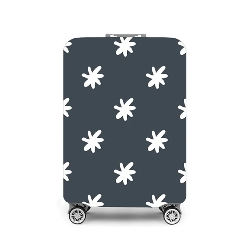 Fundas de equipaje con imagen de logotipo personalizado OEM, aptas para equipaje de 18-32 pulgadas, protector de maleta