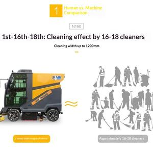 Robot laveur de sols industriel et commercial, machine électrique à batterie 48V 220Ah, nouvelle machine de <span class=keywords><strong>nettoyage</strong></span> de tapis commerciale - Product Image 3