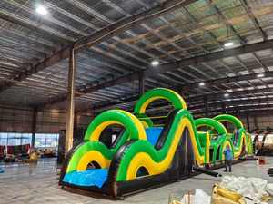 Parcours d'obstacles gonflable géant 5K pour jeux d'équipe en extérieur à <span class=keywords><strong>prix</strong></span> abordable – Amusement et fitness gonflables - Product Image 4