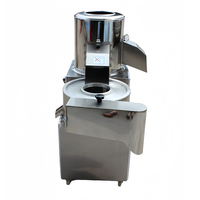 Hoogrenderende Multifunctionele Aardappelwasmachine En Snijmachine