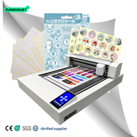 Machine de découpe numérique automatique pour étiquettes adhésives, logo 3D pour vêtements, découpe de film de gravure format A3