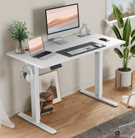 Bureau assis-debout électrique populaire, réglable en hauteur, pour ordinateur, table élévatrice