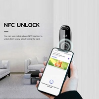 Cerraduras Inteligentes Auvinx OEM ODM, Cerradura Digital con Reconocimiento Facial, Huella Dactilar, Contraseña, NFC, Tuya WIFI y Cámara