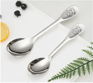 Cuchara de Acero Inoxidable con Diseño de los 12 Animales del Zodiaco Chino, Cuchara Redonda para Arroz, Vajilla Creativa y Personalizada DFS0312 - Product Image 6