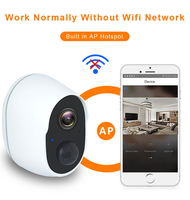 Caméra de sécurité miniature UEMON Smart Home avec capteur d'image CMOS 4MP, batterie rechargeable, alimentation solaire, pour intérieur, couleur blanche