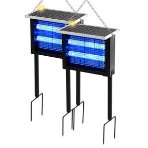 Nouveau 2025 solaire Bug Zapper extérieur étanche moustique Zapper avec 3000v haute puissance avec support <span class=keywords><strong>de</strong></span> mise à la terre pour patio jardin - Product Image 1
