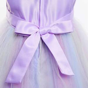 MS Birthday Party Gift <b>Girls</b> Princess <b>Dress</b> Ruffled Tulle Design <b>Girl's</b> Rainbow <b>Unicorn</b> Costume - Product Image 6
