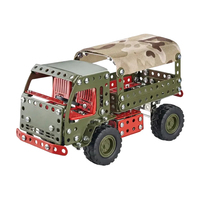 Jouets en métal moulé sous pression de voitures très populaires, modèles de camions 3D à assembler, ensembles de blocs de construction éducatifs pour enfants