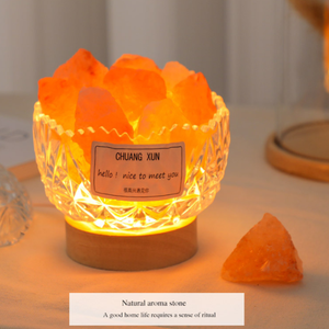 Lampe aromatique en cristal naturel, diffuseur d'huiles essentielles en pierre <span class=keywords><strong>de</strong></span> <span class=keywords><strong>sel</strong></span> <span class=keywords><strong>de</strong></span> <span class=keywords><strong>l</strong></span>'<span class=keywords><strong>Himalaya</strong></span>, veilleuse LED, décoration d'intérieur, cadeau, prix d'usine, best-seller - Product Image 3