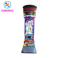 Funspace Nouvelle Machine de Jeu d'Arcade de Boxe de Rue à Monnayeur, Écran 32 pouces, Machine de Jeu Vidéo de Boxe d'Arcade