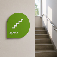 Panneau personnalisé pour maison, panneau de porte sur mesure, panneau d'escalier, panneau de direction pour bureau, panneau de signalisation directionnelle, panneau en braille, panneau directionnel personnalisé
