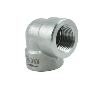 Cho dkv thép không gỉ 90 độ ổ cắm Hàn khuỷu tay 3000lb/6000lb/9000lb giả mạo nữ ren 90 độ Ống phù hợp - Product Image 4