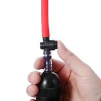 Bomba de Vacío para Aumento de Senos PS de Gran Tamaño 5.7"x5.5"x5.3" con Funda de Silicona y 2 Copas