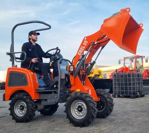 Китайский Everun новый дизайн EREL05 0.<span class=keywords><strong>5ton</strong></span> Электрический многофункциональный ковш небольшой мини-колесный погрузчик - Product Image 1