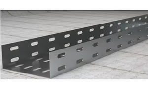 Systèmes de gestion des câbles électriques ventilés en acier galvanisé perforé robuste pour projets industriels - Product Image 2