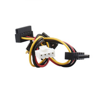 Câble d'alimentation DVR 4PIN Câble d'alimentation pour disque dur SATA 4 broches à 15PIN pour enregistreur vidéo Hikvision