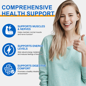 תוסף תזונה קפסולות קומפלקס מגנזיום Onebtanicl Vegan Boost Mobility להרפיית שרירים, תמיכה בבריאות הלב, לגברים ונשים - Product Image 4