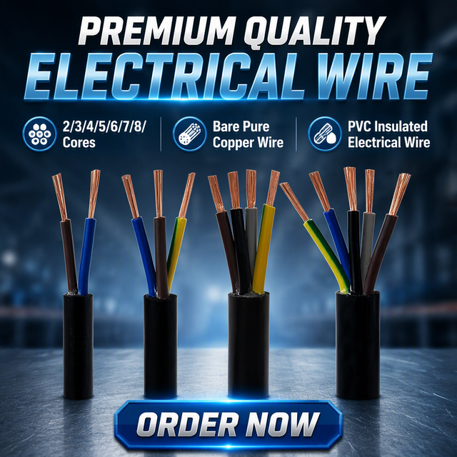 H05VV-F Multi-core Copper Electrical Cable  2/3/4 Core Double PVC Sheath Royal Flexible Cord 10/3 12/214/2 16/418/2 AWG