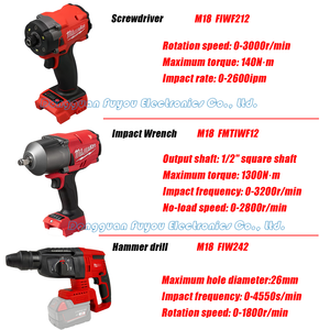 7-in-1 Cordless Tool <b>Set</b>, with Impact Wrench, Angle Grinder, Screwdriver, Ratchet Wrench, Impact Drill, Professional Power Tools - Product Image 5