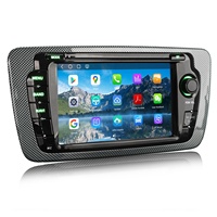 Popular Erisin ES9022S Reproductor de DVD para Auto con Pantalla IPS de 7 Pulgadas, Android 16.0, DAB, DSP, 4G, SWC, BT, GPS para SEAT IBIZA, Radio para Auto