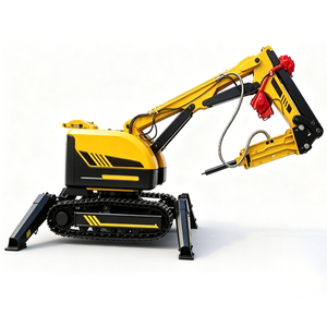Robot de démolition tout-terrain à capacité d'escalade pour traverser les obstacles, équipement de chantier de construction complexe - Product Image 5