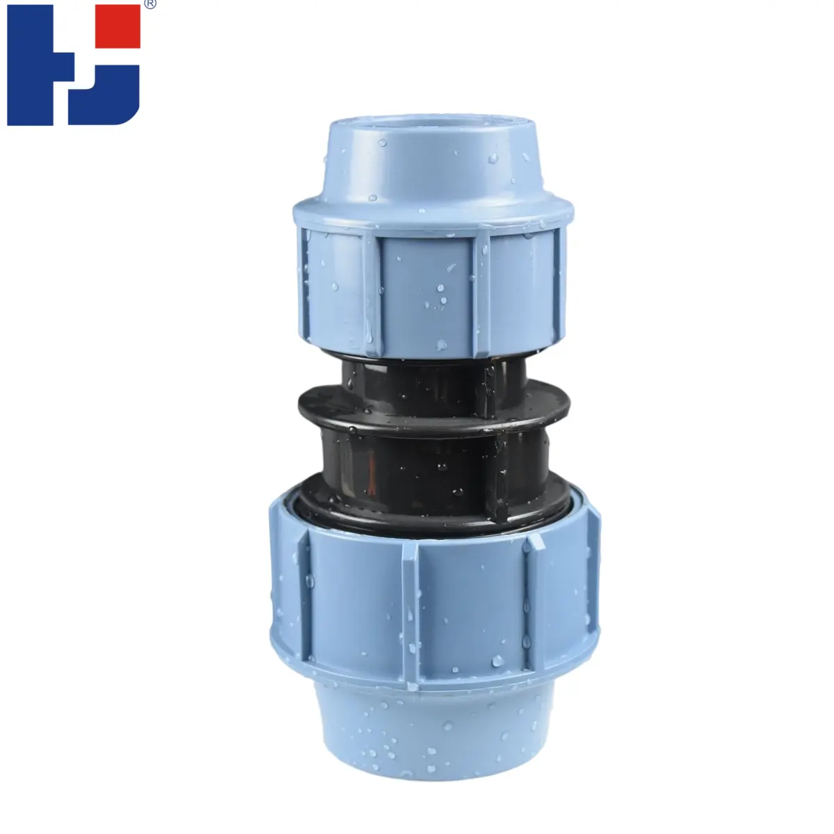 Wholesale high quality corrosion resistant high pressure plastics PP HDPE compression plastic fittings