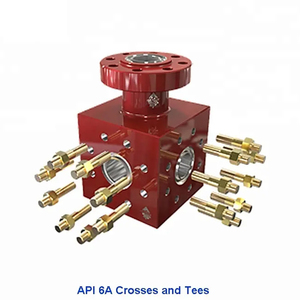 Forged Studded Integral <strong>Pipe</strong> <strong>Fittings</strong> <strong>Tee</strong> and Cross Assembled on X-mas Tree AISI410 <strong>API</strong> 6A - Product Image 1