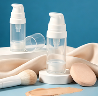 Flacons sans air pour essences et lotions, flacons pompe pour cosmétiques, pour fond de teint, tonique et recharge de lotion