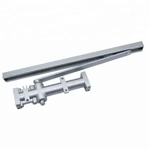 Cinease Tersembunyi Hidrolik Tugas Berat Otomatis Adjustable Electric Overhead Lembut Dekat Pintu Paduan Aluminium Lebih Dekat