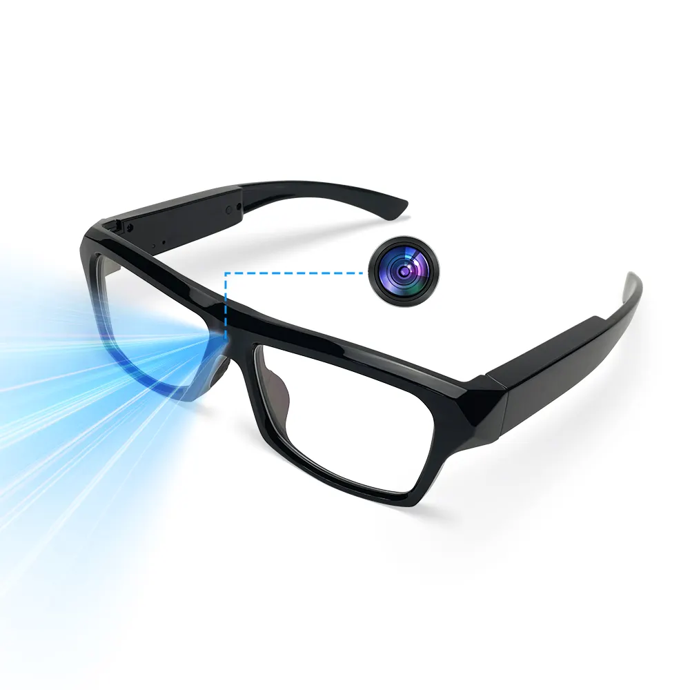 Fabrika çok fonksiyonlu güneş gözlüğü akıllı açık spor eylem kamera ile 4K akıllı giyilebilir gözlük kamera gözlük