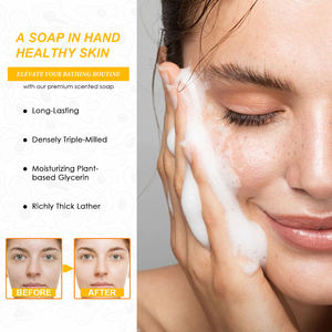 OEM/ODM 80g Aceite de Coconu Jabón de yema de huevo Belleza Facial y cuerpo Blanqueamiento DE LA PIEL Limpieza Hidratante Jabón de huevo Jabón hecho a mano - Product Image 5