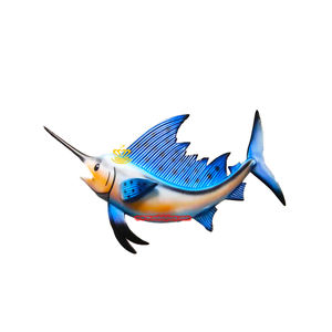 Extérieur <span class=keywords><strong>Plaza</strong></span> Amusement Park Décoration Design Art Sculpture de Poisson Océan Fibre de Verre Espadon Statue-Résine Artisanat Produit - Product Image 4