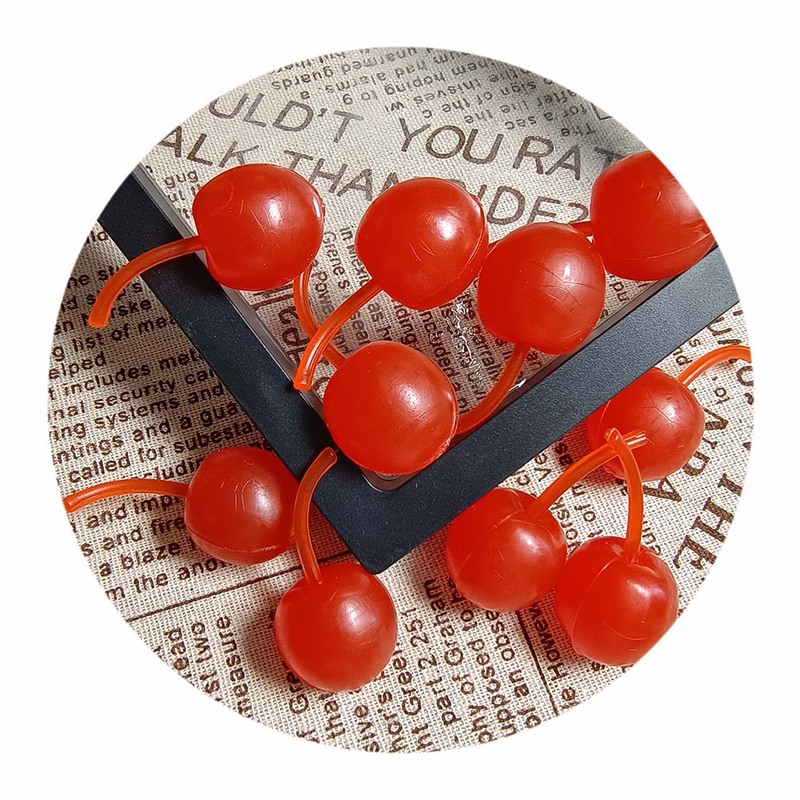 Bulk 100Pcs Lot Artificial 3D Red