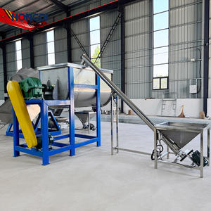 Mezclador en U de Doble Cinta con Transportador de Tornillo, Sistema Horizontal de Alimentación y Mezcla de Polvo - Product Image 6