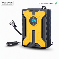 Kompresor Udara Mobil Portabel 12V Grosir, Pompa Udara Elektrik Digital 120W, Harga Pabrik, Logo Kustom OEM