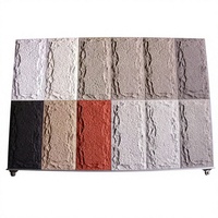Décoration intérieure moderne, panneau mural en pierre décorative en PU imitation roche, à coller