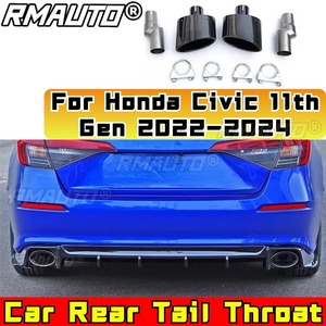 Accessoires décoratifs pour l'embout de l'échappement arrière de la Honda Civic 11ème génération 2022-2024 - Product Image 1