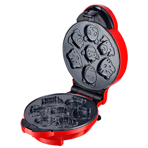 เครื่องทำวาฟเฟิลแบบไฟฟ้า3 4 <span class=keywords><strong>5</strong></span> in 1แบบถอดได้เครื่องทำวาฟเฟิลแบบ4ชิ้นขนาด<span class=keywords><strong>5</strong></span>นิ้วสำหรับทำอาหารพื้นผิวโดนัทแบบป๊อปทำแซนวิชเครื่องทำแซนวิชวาฟเฟิล - Product Image 2