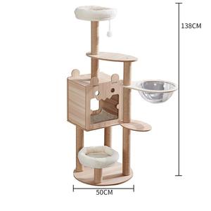 Arbre à chat moderne de luxe, grande maison pour chat, meubles modernes pour animaux de compagnie, tour d'escalade pour chat - Product Image 6
