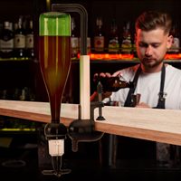 Nuevo Decantador de Licor, Whisky y Cerveza, Portátil, Mini, Automático e Inteligente, con Bomba Aireadora y Dispensador