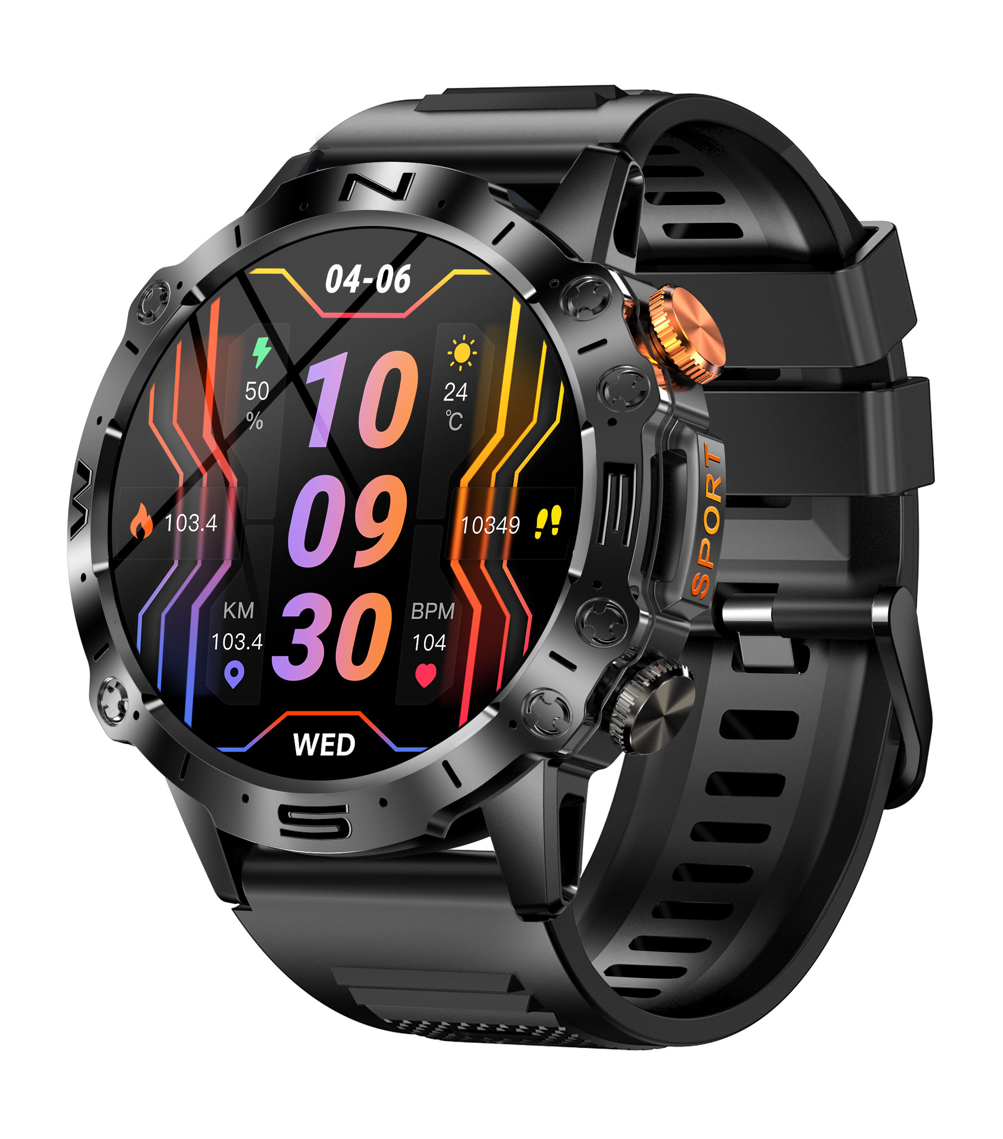K59 Sports Call Smart Watch Advanced Health Monitoring