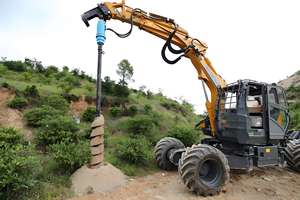 Высокая производительность 250 мм диаметр сверла, мини-экскаватор, Совместимость с основным двигателем - Product Image 6