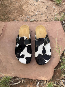 รองเท้าแตะแบบสวมผู้หญิง ดีไซน์ปี 2025 รองเท้าแตะหนังวัวกลับ รองเท้าแตะแบบมีพื้นรองรับอุ้งเท้า พื้นรองเท้าทำจากไม้ก๊อก รองเท้าแตะแบบแบนสำหรับผู้หญิง - Product Image 3