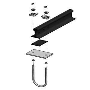 Riel de Acero de 37 KG, Estándar <span class=keywords><strong>JISE</strong></span> 1101/2001, Certificado ISO9001, para Modernización/Actualización de Vías Férreas - Product Image 1