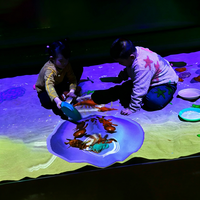 Sistema de Juego Interactivo de Proyección en Suelo para Niños, Mesa de Arena AR para Museos Interiores, Venta al por Mayor del Fabricante
