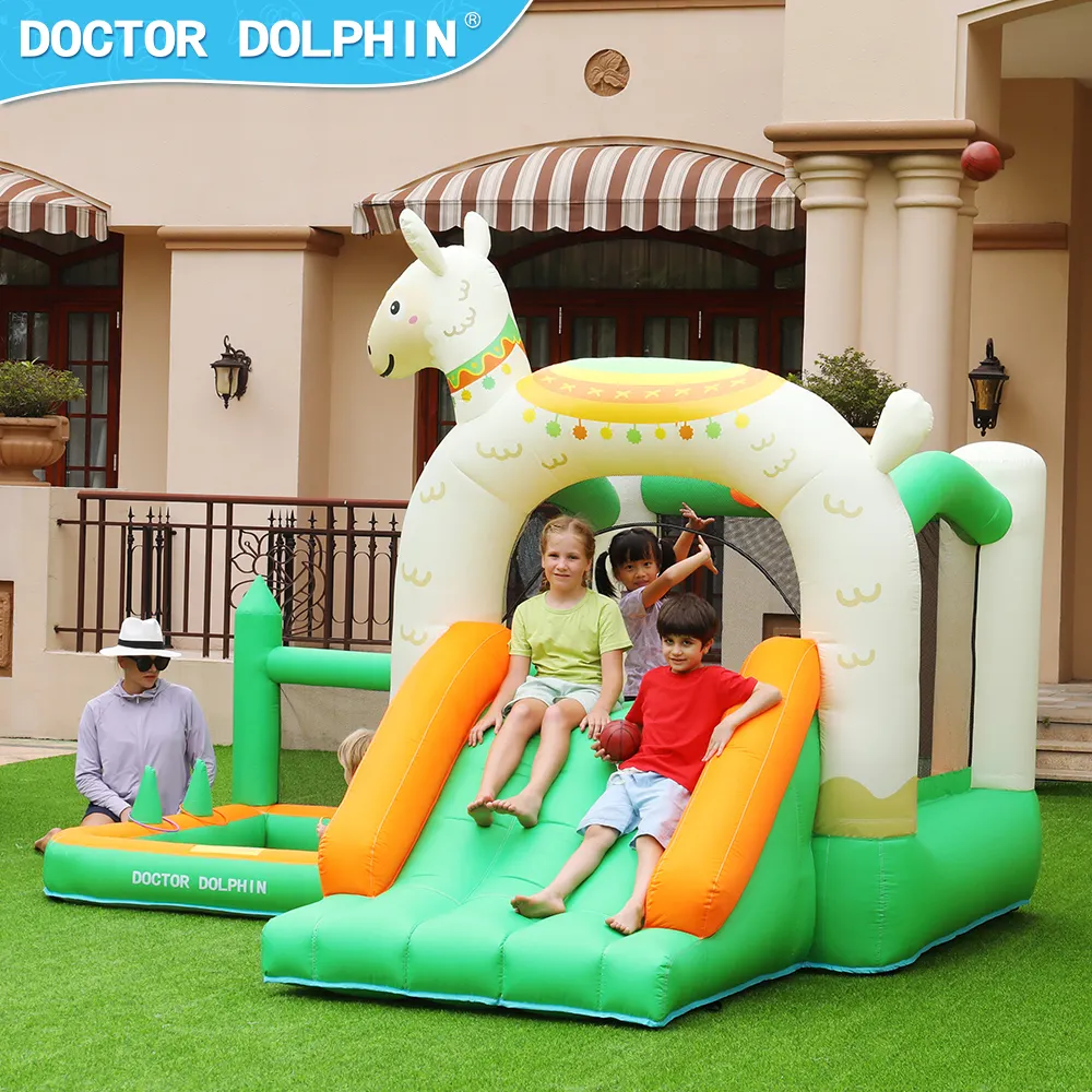 Kids China Outdoor Jumper Inflatable Bounce House Oxford Cloth Castle Bounce House With Slide Party Rental