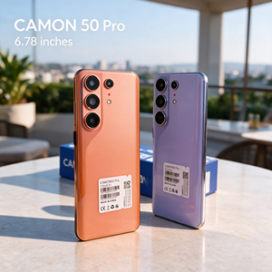 Tecno Spark Camon 50 Pro รุ่นภาษาสเปน รองรับซิมคู่ ความจุ 512GB รองรับภาษาฝรั่งเศสและภาษาอังกฤษ รองรับทุกเครือข่าย 3G 4G 5G - Product Image 1